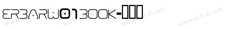 erbarw01 book字体转换